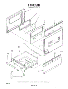 04 - Door , Literature And Optional parts for Whirlpool Range RF317PXVN0 / from AppliancePartsPros.com