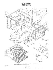 05 - Oven parts for Whirlpool Range RF317PXVN0 / from AppliancePartsPros.com