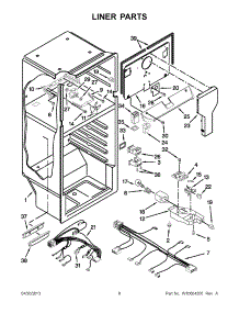 03 - Liner Parts parts for Whirlpool Refrigerator W8RXNGMWQ04 / from AppliancePartsPros.com
