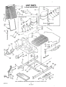10 - Unit parts for Kitchenaid Refrigerator KSRF22DTPL00 / from AppliancePartsPros.com