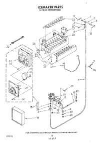 11 - Icemaker parts for Kitchenaid Refrigerator KSRF22DTPL00 / from AppliancePartsPros.com