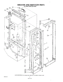 03 - Breaker And Partition parts for Kitchenaid Refrigerator KSRF22DTTO00 / from AppliancePartsPros.com