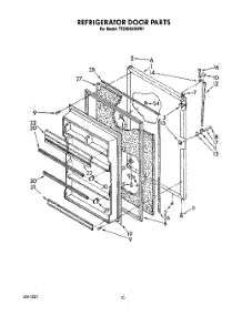 07 - Refrigerator Door, Lit / Optional parts for Whirlpool Refrigerator TT20BKXXN01 / from AppliancePartsPros.com