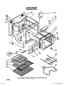 05 - Oven parts for Whirlpool Range RF317PXXN1 / from AppliancePartsPros.com