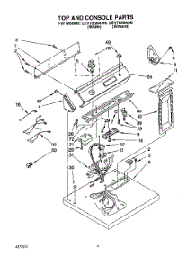 02 - Section parts for Whirlpool Dryer LEV7858AN0 / from AppliancePartsPros.com