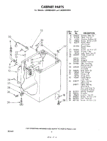 06 - Cabinet parts for Whirlpool Washer LA6900XKW1 / from AppliancePartsPros.com