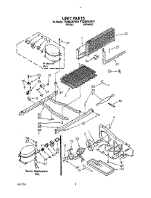 07 - Unit parts for Whirlpool Refrigerator TT20BKXZN01 / from AppliancePartsPros.com