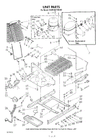10 - Unit parts for Kitchenaid Refrigerator KSRF26DTPL00 / from AppliancePartsPros.com