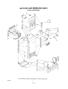 04 - Air Flow And Reservoir parts for Kitchenaid Refrigerator KSRF26DTTO00 / from AppliancePartsPros.com