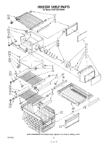 09 - Freezer Shelf parts for Kitchenaid Refrigerator KSRF26DTTO00 / from AppliancePartsPros.com