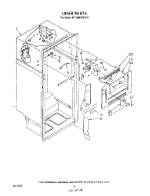 03 - Liner parts for Whirlpool Refrigerator RT18BKXWG00 / from AppliancePartsPros.com