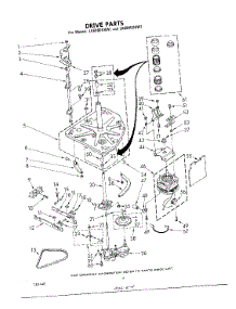 04 - Drive parts for Whirlpool Washer LA6905XKW1 / from AppliancePartsPros.com