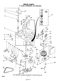 04 - Drive parts for Whirlpool Washer LA7000XKW0 / from AppliancePartsPros.com