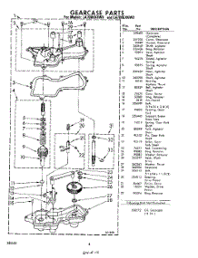 08 - Gear Case parts for Whirlpool Washer LA7000XKW0 / from AppliancePartsPros.com