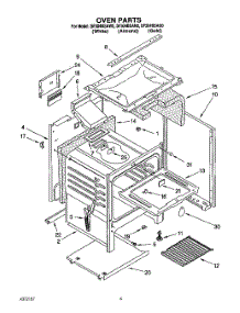 04 - Oven parts for Whirlpool Range SF304BSAG0 / from AppliancePartsPros.com