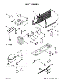 04 - Unit Parts parts for Whirlpool Refrigerator W8TXNGMBQ00 / from AppliancePartsPros.com