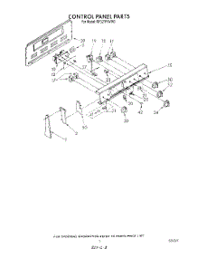 03 - Control Panel parts for Whirlpool Range RF327PXVN0 / from AppliancePartsPros.com