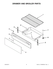 04 - Drawer And Broiler Parts parts for Whirlpool Range WFE524CLBB0 / from AppliancePartsPros.com