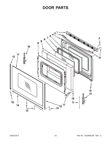 05 - Door Parts parts for Whirlpool Range WFE524CLBB0 / from AppliancePartsPros.com