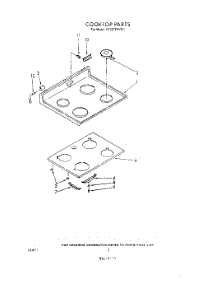 02 - Section parts for Whirlpool Range RF327PXVN1 / from AppliancePartsPros.com