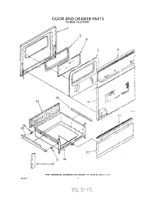 04 - Section parts for Whirlpool Range RF327PXVN1 / from AppliancePartsPros.com