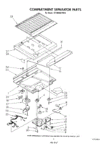 04 - Compartment Separator parts for Whirlpool Refrigerator RT18BMXVG00 / from AppliancePartsPros.com