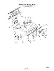 03 - Control Panel parts for Whirlpool Range RF3300XVN0 / from AppliancePartsPros.com