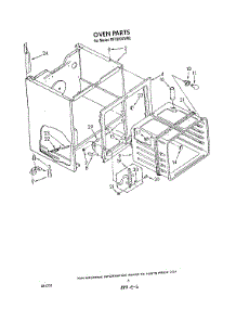05 - Section parts for Whirlpool Range RF3300XVN0 / from AppliancePartsPros.com
