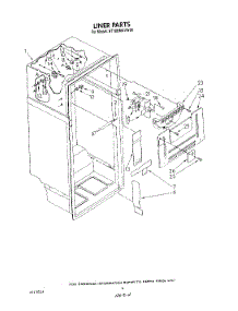 03 - Liner parts for Whirlpool Refrigerator RT18BMXVL00 / from AppliancePartsPros.com