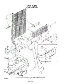 07 - Unit parts for Whirlpool Refrigerator RT18BMXVL01 / from AppliancePartsPros.com