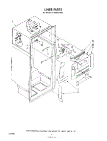 03 - Liner parts for Whirlpool Refrigerator RT18BMXVL03 / from AppliancePartsPros.com