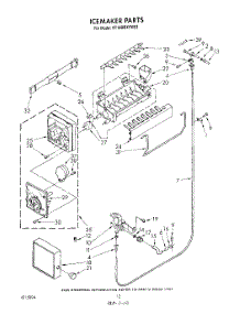 09 - Icemaker , Not Illustrated parts for Whirlpool Refrigerator RT18BMXVL03 / from AppliancePartsPros.com