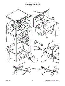 03 - Liner Parts parts for Whirlpool Refrigerator W8TXNWFBT00 / from AppliancePartsPros.com