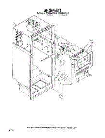 03 - Liner parts for Whirlpool Refrigerator RT18BMXVL10 / from AppliancePartsPros.com