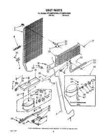 07 - Unit parts for Whirlpool Refrigerator RT18BMXXL00 / from AppliancePartsPros.com