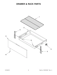 04 - Drawer & Rack Parts parts for Whirlpool Range YIES426AS0 / from AppliancePartsPros.com