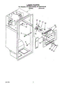 02 - Liner parts for Whirlpool Refrigerator RT18DKXAL00 / from AppliancePartsPros.com
