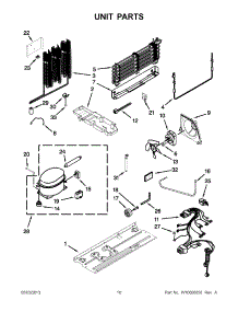 05 - Unit Parts parts for Whirlpool Refrigerator WRT371SZBB00 / from AppliancePartsPros.com