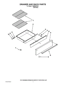 04 - Drawer And Rack Parts parts for Whirlpool Range YISE630WS01 / from AppliancePartsPros.com