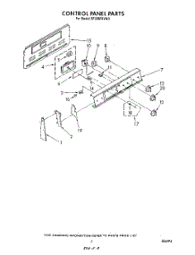 03 - Control Panel parts for Whirlpool Range RF330PXVN3 / from AppliancePartsPros.com