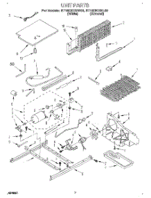 06 - Unit parts for Whirlpool Refrigerator RT18DKXBL00 / from AppliancePartsPros.com