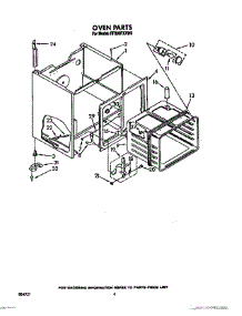 04 - Oven parts for Whirlpool Range RF330PXXN0 / from AppliancePartsPros.com