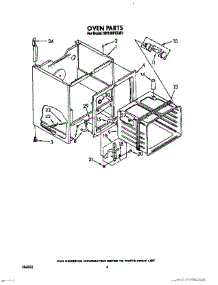 04 - Oven parts for Whirlpool Range RF330PXXN1 / from AppliancePartsPros.com