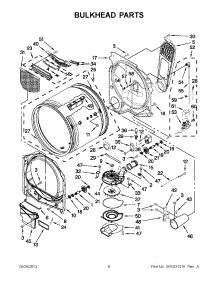 03 - Bulkhead Parts parts for Whirlpool Dryer WGD8500BW0 / from AppliancePartsPros.com