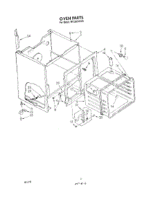 05 - Section parts for Whirlpool Range RF3365XVN0 / from AppliancePartsPros.com