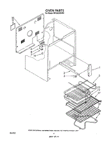 04 - Oven , Lit / Optional parts for Whirlpool Range RF3365XWN2 / from AppliancePartsPros.com