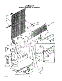 07 - Unit parts for Whirlpool Refrigerator RT18DKXWG01 / from AppliancePartsPros.com