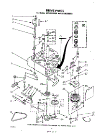 03 - Drive parts for Whirlpool Washer LA7685XMW0 / from AppliancePartsPros.com