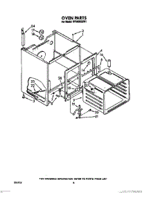 06 - Oven parts for Whirlpool Range RF3600XXN1 / from AppliancePartsPros.com