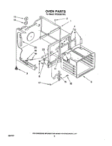 06 - Oven parts for Whirlpool Range RF3600XYN0 / from AppliancePartsPros.com